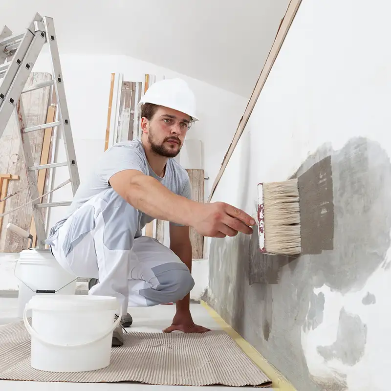 Evergreen NW Insurance Contractor Painting Wall