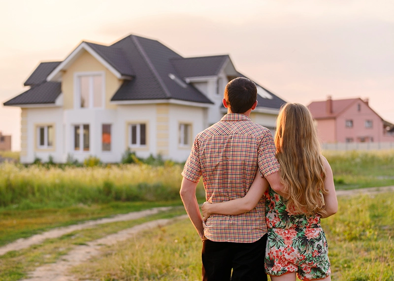 Evergreen NW Insurance Couple and their New House
